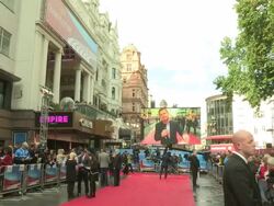 ATMOSPHERE: The Great British Premiere of Chariots of Fire at Leicester Square on July 10, 2012 in London, England (Footage by WireImage Video/Getty Images) Stock Footage