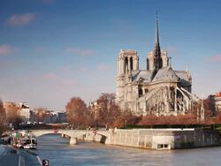 TIME LAPSE: Notre dame de Paris Stock Footage