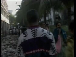 Bangladesh - Aftermath Of Bombings At Movie Houses And Hospital, Saudi Arabia - Powell Visits Scene Of Overnight Blasts News Clip