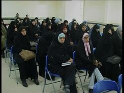 Shiite cleric news conference supporting new law on women's rights News Clip