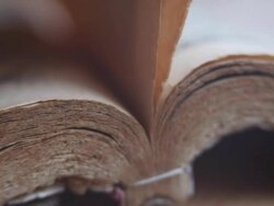 Ancient books collection Stock Footage