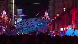 CLEAN : France: Lyon lights up for annual fesitval News Clip