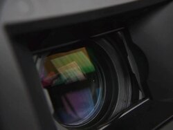 Camera lens. Stock Footage