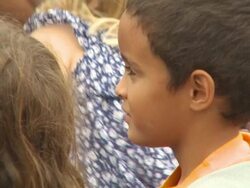 ATMOSPHERE: Children at the Jonas Brothers Surprise 25 Teachers with $25,000 in School Supplies on Behalf of OfficeMax's 'A Day Made Better' Cause! at Los Angeles CA. (Footage by WireImage Video/GettyImages) Stock Footage