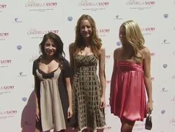 The Premiere of Warner Premiere's ANOTHER CINDERELLA STORY Stock Footage