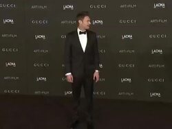 Ryan Seacrest at 2014 LACMA Art+Film Gala Honoring Barbara Kruger And Quentin Tarantino Presented By Gucci Stock Footage