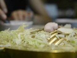 CNAPFOO896 Fusion barbecue food Stock Footage