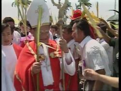 NICARAGUA: MANAGUA: TRADITIONAL HOLY WEEK PROCESSION News Clip