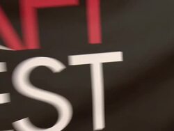 ATMOSPHERE: Signage at AFI Fest 2012 Rust And Bone Centerpiece Gala Screening  on 11/5/2012 in Hollywood, CA.(Footage by WireImage Video/Getty Images Entertainment Video) Stock Footage