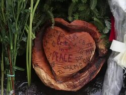 Funeral for 6-year old Sandy Hook Shooting Victim, Jessica Rekos Stock Footage