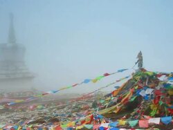 Tibet Prayer Flags Stock Footage