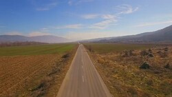 Aerial flying Stock Footage