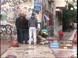 Self-proclaimed Greek anarchist talking about causes of the protests News Clip