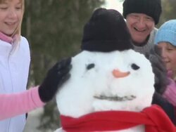 Happy winter time Stock Footage