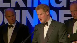 Prince Harry Speaking At Charity Gala News Clip