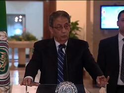 Arab League chief Amr Moussa comments on talks News Clip