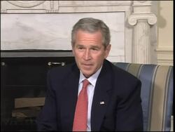 President Bush welcomes Honduran President to the White House News Clip