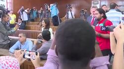 CLEAN : Egypt court hands Al-Jazeera reporters three years in jail (2) News Clip