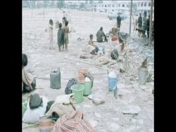 SYND 16 3 80  CAMBODIA THAILAND BORDER:REFUGEE CAMP SCENES News Clip