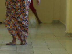 Refugees and migrants at a detention centre News Clip