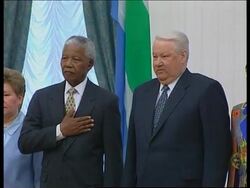 RUSSIA: SOUTH AFRICAN PRESIDENT MANDELA MEETS YELTSIN News Clip
