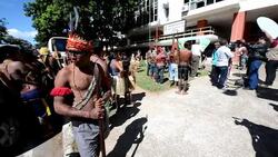 CLEAN : Brazils restive natives step protests News Clip