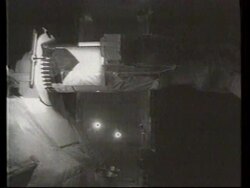 SPACE/USA: ASTRONAUTS JOIN FIRST TWO COMPONENTS OF SPACE STATION News Clip