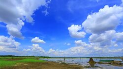 Moving clouds Stock Footage