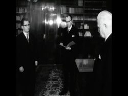 LIB 16/02/70 NEW PRIME MINISTER &amp; CHIEF MINISTER News Clip