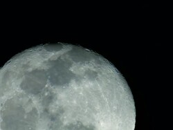 moon - close up Stock Footage