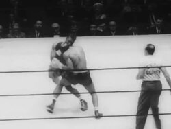 Ray Patterson defeated by Jim Rosette Stock Footage