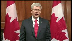 Prime Minister Stephen Harper called Wednesday's rampage in downtown Ottawa the second deadly terrorist attack on Canadian soil in three days, but said the attacks only strengthened the country's resolve to identify and counter threats. (Oct. 22) News Clip