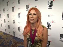 INTERVIEW - Bonnie McKee on she feels to be receiving this honor at 61st Annual BMI Pop Awards Stock Footage