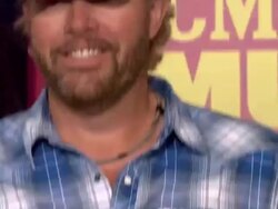 Toby Keith at 2012 CMT Music Awards Stock Footage