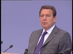 Chancellor comments on social reforms law; US troops; adoption News Clip