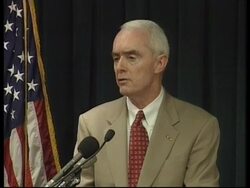 USA: WASHINGTON: DRUG TSAR BARRY MCCAFFREY News Clip
