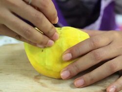 Carving Pumpkin Stock Footage