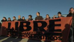 CLEAN : Trial of Basque separatists suspended after lawyers detained News Clip