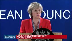 May: U.K. Will Continue to Back EU Trade Negotiations News Clip