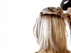 Hairstylist Timelapse Stock Footage