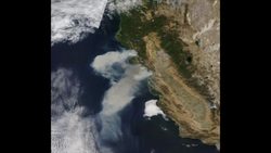 NASA satellite captures California wildfires smoke Instructional Video