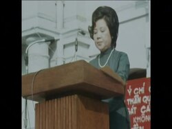 SYND 29 3 75 PRO-GOVERMENT RALLY IN SAIGON News Clip