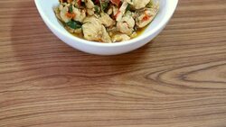 Thai basil fried foods Stock Footage