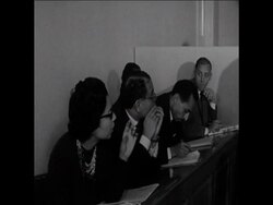 CAN704 FORMER NEWSPAPER EDITOR MUSTAFA AMIN ON TRIAL IN CAIRO News Clip