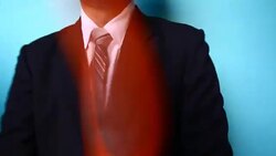 businessman hand with mosquito swatter Stock Footage