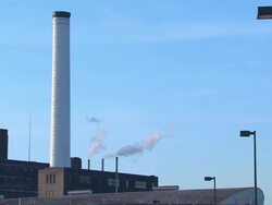 HD Smokestack WS_1 (1080/24P) Stock Footage