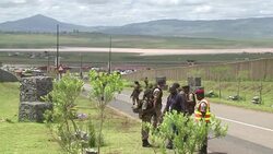 CLEAN : Mandelas remains arrive in his native prov News Clip