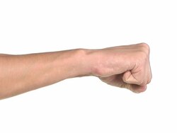 HD LOOP: Boxing Gesture Stock Footage