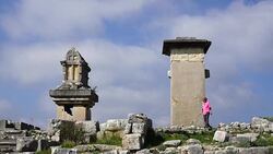 Spring in Xanthos Stock Footage
