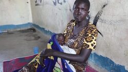 Thousands of families flee fighting in Bor to Nile Riverregion of Awerial, displaced register at clinic News Clip